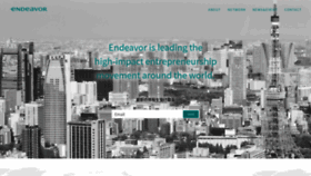 What Endeavorjapan.org website looked like in 2020 (4 years ago)