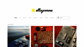 What Ellayvonne.com website looked like in 2020 (4 years ago)