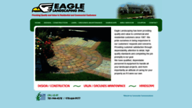 What Eaglelandscapinginc.com website looked like in 2020 (4 years ago)