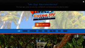 What Estesrvresort.com website looked like in 2020 (6 years ago)