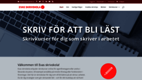 What Evasskrivskola.se website looked like in 2020 (4 years ago)