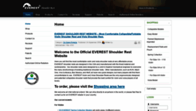 What Everestshoulderrest.com website looked like in 2020 (4 years ago)