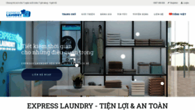 What Expresslaundry.com.vn website looked like in 2020 (4 years ago)