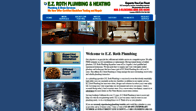 What Ezrothplumbing.com website looked like in 2020 (4 years ago)