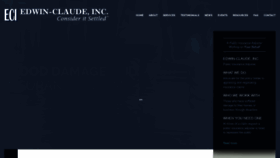 What Edwin-claudeinc.com website looked like in 2020 (4 years ago)