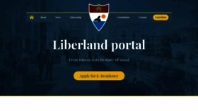 What E-residency.liberland.org website looked like in 2020 (4 years ago)