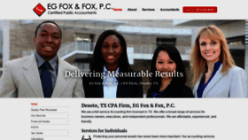 What Egfox.com website looked like in 2020 (4 years ago)