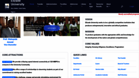 What Elizadeuniversity.edu.ng website looked like in 2020 (4 years ago)