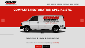 What Extreme-restoration.com website looked like in 2020 (4 years ago)