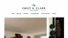 What Emilyaclark.com website looked like in 2020 (4 years ago)