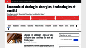 What Econologie.com website looked like in 2020 (4 years ago)