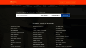 What Educaedu-colombia.com website looked like in 2020 (4 years ago)