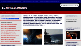 What Elarrebatamiento.com website looked like in 2020 (4 years ago)