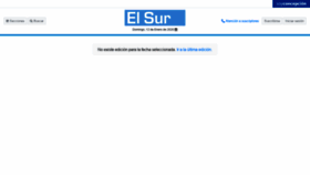What Elsur.cl website looked like in 2020 (4 years ago)