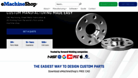 What Emachineshop.com website looked like in 2020 (4 years ago)