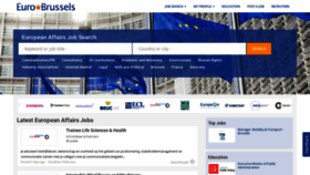 What Eurobrussels.com website looked like in 2020 (4 years ago)