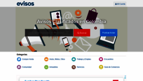 What Evisos.com.co website looked like in 2020 (5 years ago)