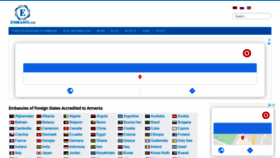 What Embassy.am website looked like in 2020 (4 years ago)