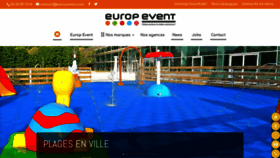 What Europevent.com website looked like in 2020 (4 years ago)