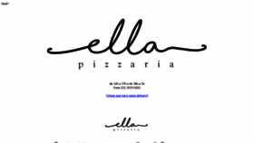 What Ellapizzaria.com.br website looked like in 2020 (4 years ago)