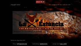 What Estanciagrill.com website looked like in 2020 (4 years ago)