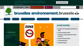 What Environnement.brussels website looked like in 2020 (4 years ago)