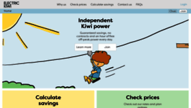 What Electrickiwi.co.nz website looked like in 2020 (4 years ago)