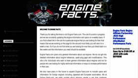 What Enginefacts.com website looked like in 2020 (4 years ago)