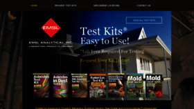 What Emsltestkits.com website looked like in 2020 (4 years ago)