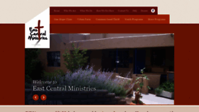 What Eastcentralministries.org website looked like in 2020 (4 years ago)