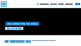 What Ebfconference.nl website looked like in 2020 (4 years ago)