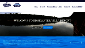 What Edgewatervillaresort.com website looked like in 2020 (4 years ago)