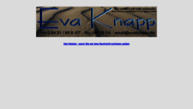 What Evaknapp.de website looked like in 2020 (4 years ago)