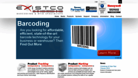 What Existco.com.au website looked like in 2020 (4 years ago)