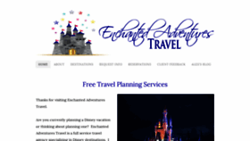 What Enchantedadventurestravel.com website looked like in 2020 (4 years ago)