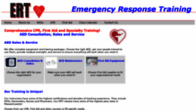 What Emergencyresponsetraining.com website looked like in 2020 (4 years ago)