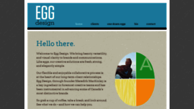 What Eggdesign.ca website looked like in 2020 (4 years ago)
