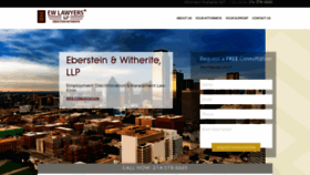 What Ebersteinwitheritediscriminationlawyers.com website looked like in 2020 (4 years ago)
