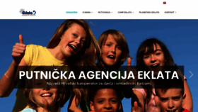 What Eklata.com website looked like in 2020 (6 years ago)