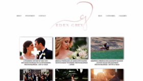What Edengreyphotography.com website looked like in 2020 (4 years ago)