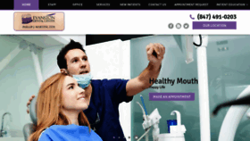 What Evanstondentalcenter.com website looked like in 2020 (4 years ago)