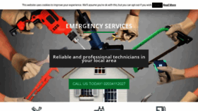 What Emergencyservices24.co.uk website looked like in 2020 (4 years ago)