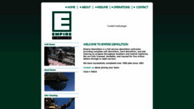 What Empiredemolition.com website looked like in 2020 (4 years ago)