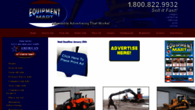 What Equipmentmartads.com website looked like in 2020 (4 years ago)