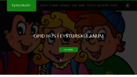 What Eysturskulin.fo website looked like in 2020 (4 years ago)