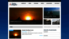 What Epiteszregatta.hu website looked like in 2020 (4 years ago)