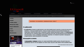 What Enyedi.hu website looked like in 2020 (4 years ago)
