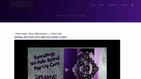 What Evermorestud.io website looked like in 2020 (4 years ago)