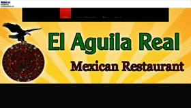 What Elaguilarealresturant.com website looked like in 2020 (4 years ago)
