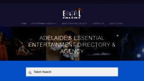 What Essentialtalent.com.au website looked like in 2020 (4 years ago)